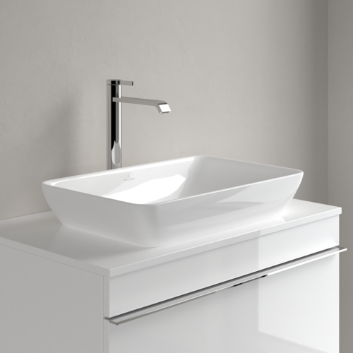 Lavoar pe blat Venticello 555 x 360 mm, alb alpin